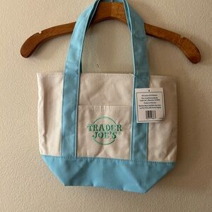 Trader Joe’s mini canvas tote bag